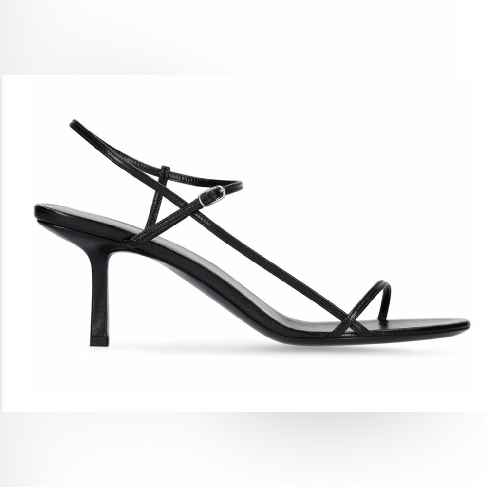 Elegant Black Strappy Heels